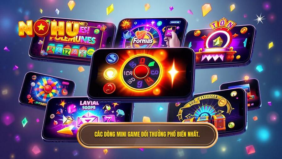Các dòng mini game đổi thưởng phổ biến nhất.