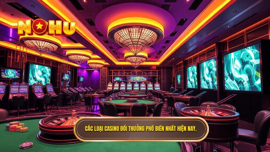 Các loại casino đổi thưởng phổ biến nhất hiện nay.