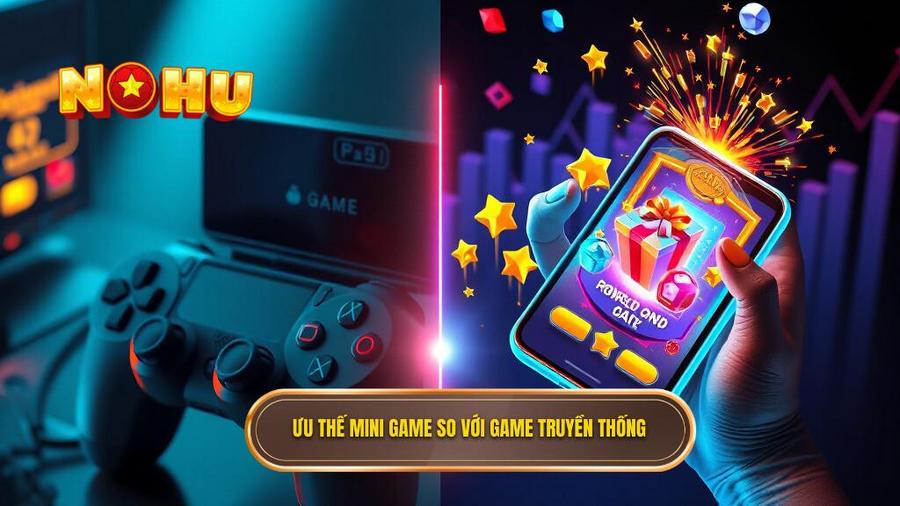 Ưu thế mini game so với game truyền thống